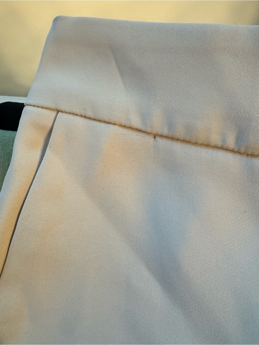 Quince Cream Tailored Stretch Crepe Ankle Pants size 4 NWT - Picture 4 of 10